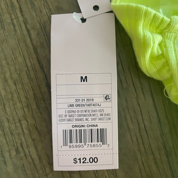 Neon tie cropped tank - Picture 3 of 3